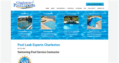 Desktop Screenshot of charlestonpoolleakexperts.com